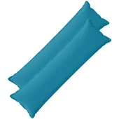 vidaXL Kussen met kussen HOUTEN 2 st Lichtblauw Polyester