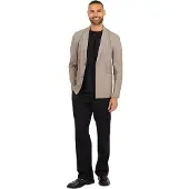 Brave Soul Herenblazer met ruitjesmotief en knopen (Lichtgrijs)