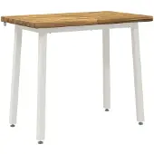 vidaXL Vierkante Eettafel 90 x 55 x 75 cm Massief Acacia Hout