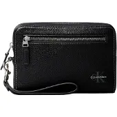 Calvin Klein Schoudertas 'BOLD PEBBLE PUOCH BORSA' zwart