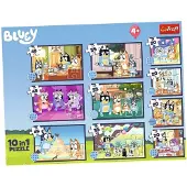 Trefl Puzzel 10 in 1 Story of Bluey