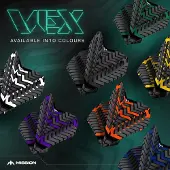 Mission Vex NO2 Black & Green - Dart Flights
