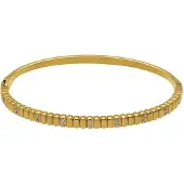 Lucardi Armband 'Statement' goud / transparant