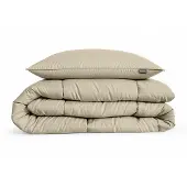 Eleganzzz Eazy Dekbed Zonder Overtrek Inclusief Kussenslopen - taupe 140x200cm