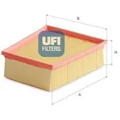 Ufi 30.F89.00 Luchtfilter