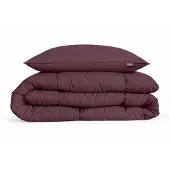 Eleganzzz Eazy Dekbed Zonder Overtrek Inclusief Kussenslopen - bordeaux 140x200cm