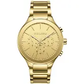 Police Analoog horloge goud