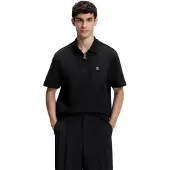 HUGO Dery 10231453 Red Korte Mouw Poloshirt