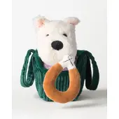 HEMA Knuffel Hond In Tas 21x19x10cm