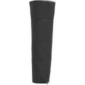 vidaXL Heaterhoes piramidevormig 86x47x241 cm 420D oxford zwart