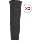 vidaXL Heaterhoezen piramidevormig 2 st 86x47x241 cm 420D oxford stof