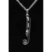 MOOYE ® - Collectie Zilveren Friese doorloper ketting hanger