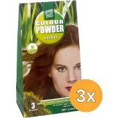 Hennaplus 3x Colour powder 51 hazelnut (100 gr)
