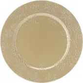 Chomik Gouden Onderschotel 33cm met Sneeuwvlokken Patroon