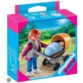 Playmobil Mama Met Kinderwagen - 4756