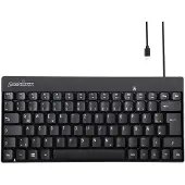 Perixx PERIBOARD-422 DE, Mini USB-C, bedraad toetsenbord, zwart