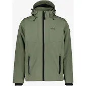 Kjelvik softshell heren outdoor jas groen - Maat 3XL