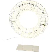 Gehlmann Verlichte Kerstkrans Staand Zilver 300 LED