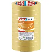 TESA standaard plakband 15 mm x 66 m (10 rollen)