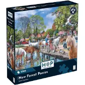 The House of Puzzles New Forest Ponies Puzzel 1000 Stukjes