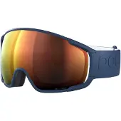 POC - Skibrillen - Zonula Hydrogen White/Partly Sunny Orange voor Unisex - Wit