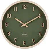 Karlsson Klok Nervadura Small Dark Green Light Wood