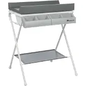 Bebeconfort Baltic 2-in-1 Bad- en Verschoningsunit, 0 tot 12 maanden, tot 11 kg, Grey Mist
