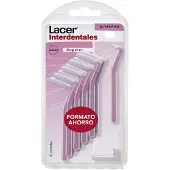 LACER Interdentale borstel - 10 Hoekig - Roze kleur - 10 stuks - Voor volwassenen