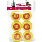 Wilson Tennisbal Wilson Starter Foam 6 Pack