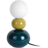 Leitmotiv Firenze Pellet LED Tafellamp | 1x G9 5W | Legion blue/olive green