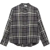 s.Oliver Blouse grijs / donkergrijs / olijfgroen / wit