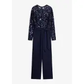 Bonprix Jumpsuit met geborduurde pailletten maat 38