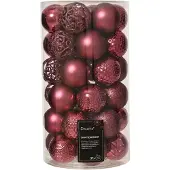 Décoris Kerstballen d6h roze III