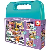 Educa Puzzel SuperKitties 12 Onderdelen 16 Onderdelen 20 Onderdelen 25 Onderdelen