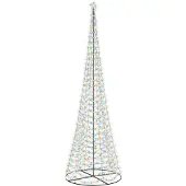 vidaXL Led-kerstboom spiraal met voet EKENAS 500 cm 868 LED's