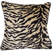 NOVÉE Zebra muse kussenhoes | 45x45 cm | velvet/polyester