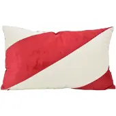 NOVÉE Velvet swirl /wit kussenhoes | 30x50 cm | polyester