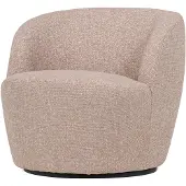 Woood Serra Draaifauteuil - Melange Stof - Naturel - 68x70x77