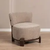 Livin24 Fauteuil Bliss velvet beige