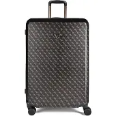 GUESS trolley Latona 28 In 8-Wheeler Exp Brown Logo donkerbruin 76cm
