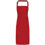 Premier Waterdicht schort met borststuk kleur Rood