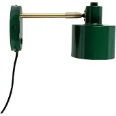 Dyberg Larsen wandlamp Ocean, donkergroen, uitsteek 30 cm Ocean, groen, Woon-/ Eetkamer, metaal, Design