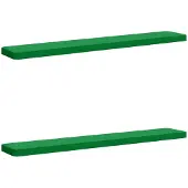 vidaXL 2-delige Bankkussens VUGHT 2 st 100% Polyester Groen