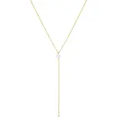 Chic by Lirette Ketting '2 Waterpearls' goud