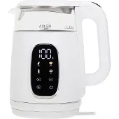 Adler AD 1305 waterkoker wit/zilver