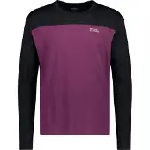Mons Royale - Yotei Merino LS M Fig/Black voor Unisex - Maat M