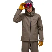 Peak Performance - Ski jassen - M Maroon 3L Jacket Terrain Tan voor Unisex - Maat M - Bruin