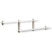 Gejst Nivo Wandplank Groot Nivo Large H | Light Oak|White