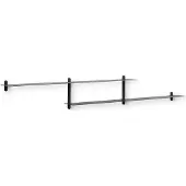 Gejst Nivo Wandplank Nivo H | Black Ash|Black