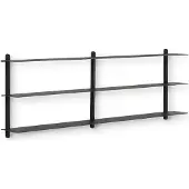 Gejst Nivo Wandplank Nivo D | Black Ash|Black